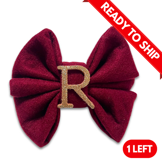 (RTS) Wizard 'R' Sweater MB Bow