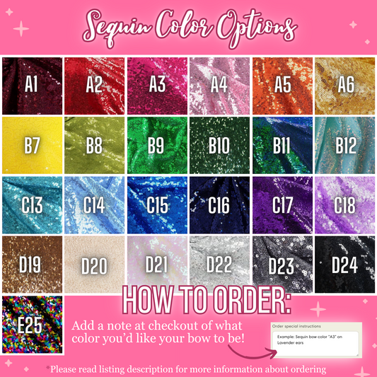 Sequin MB Mouse Ears