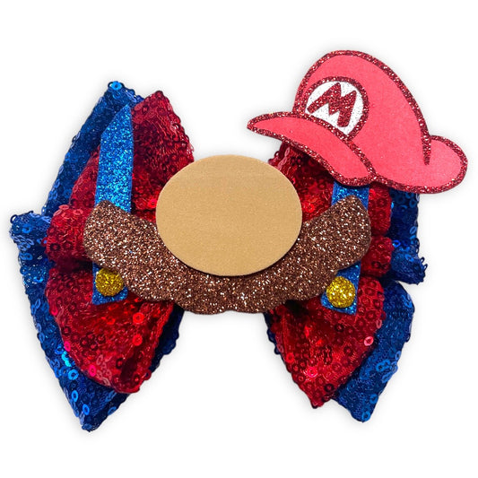 Red Plumber Brother MB Bow