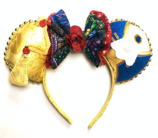 Princess Beauty & Beastly Prince MB Mouse Ears