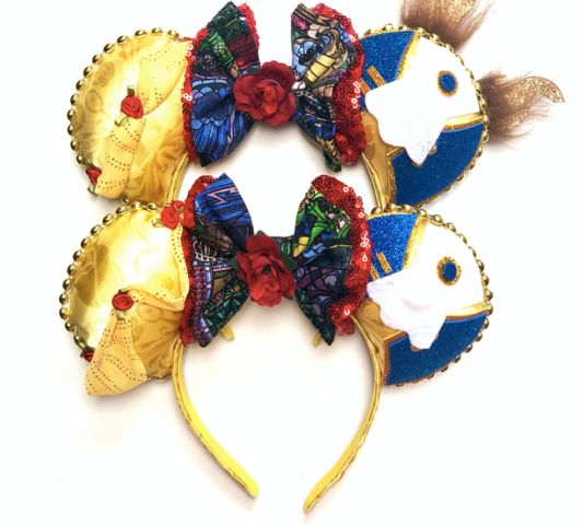 Princess Beauty & Beastly Prince MB Mouse Ears