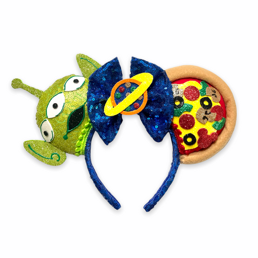Green Alien Pizza MB Mouse Ears