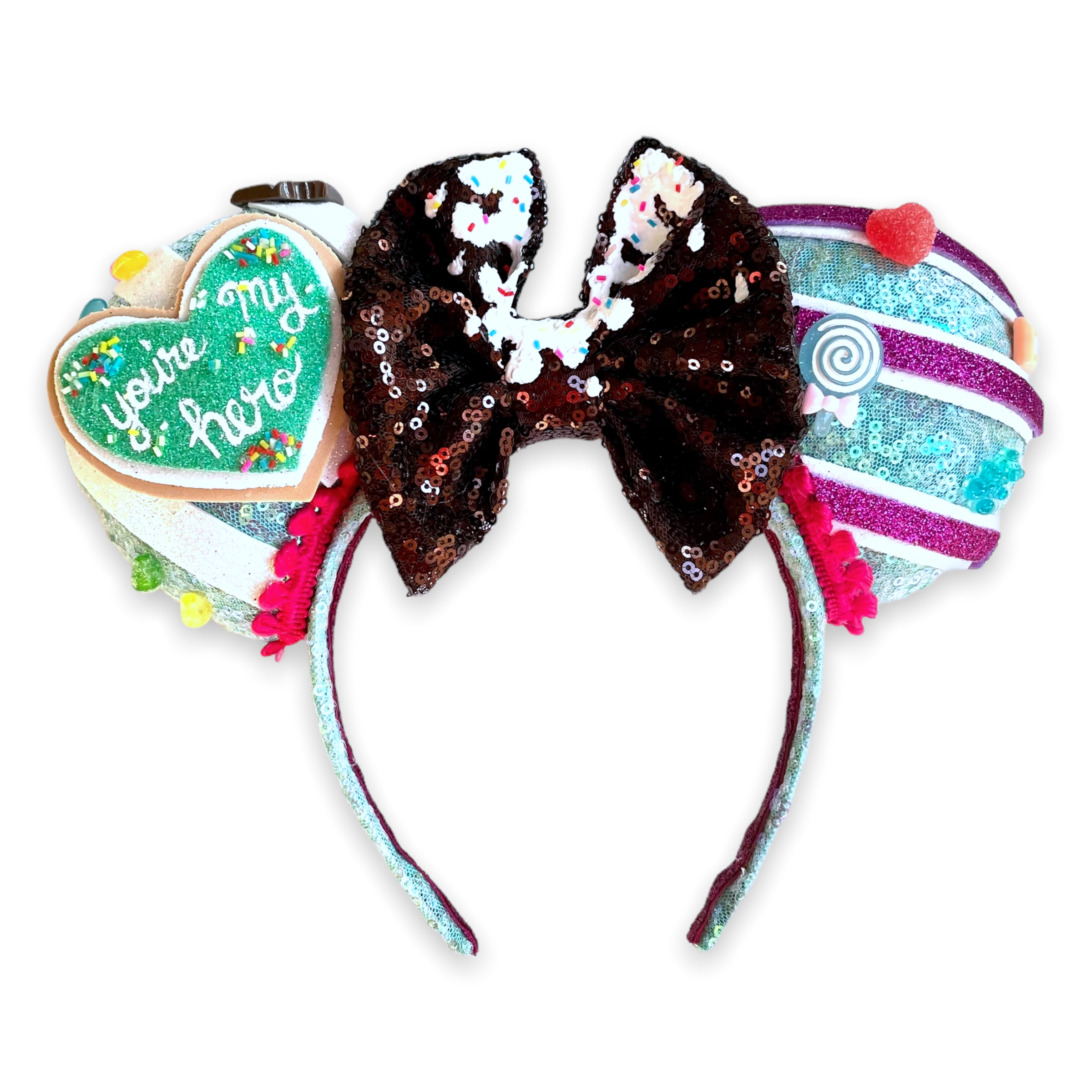 Glitch Candy Princess MB Mouse Ears – MouseketEars Bowtique