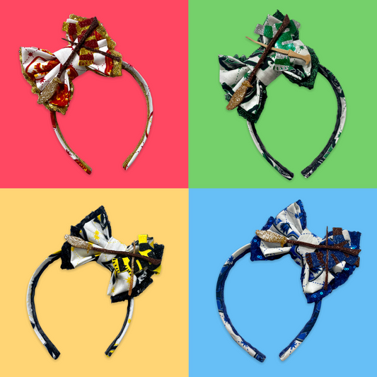 Wizarding School Houses MB Bowbands