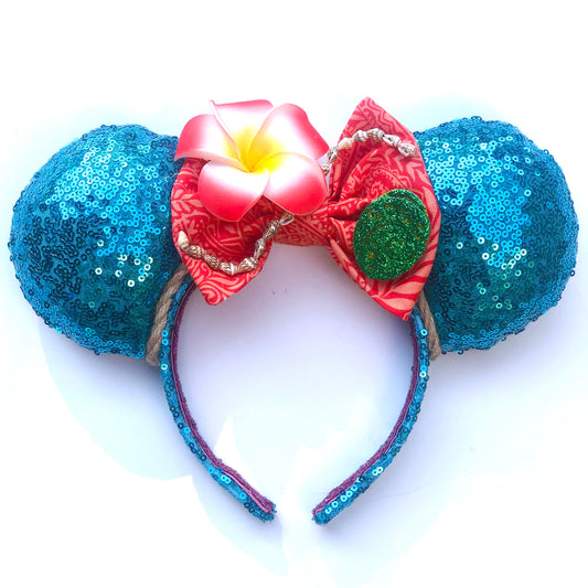 Classic Polynesian Princess MB Mouse Ears