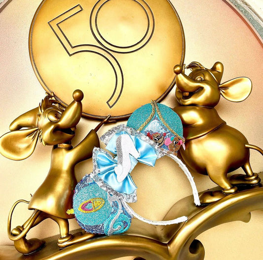 Pink & Blue Cinderella MB Mouse Ears