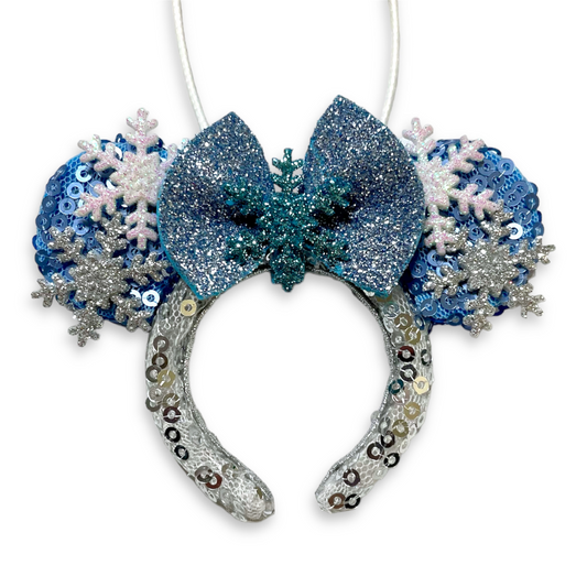 Blue Snowflake MB CAR CHARM