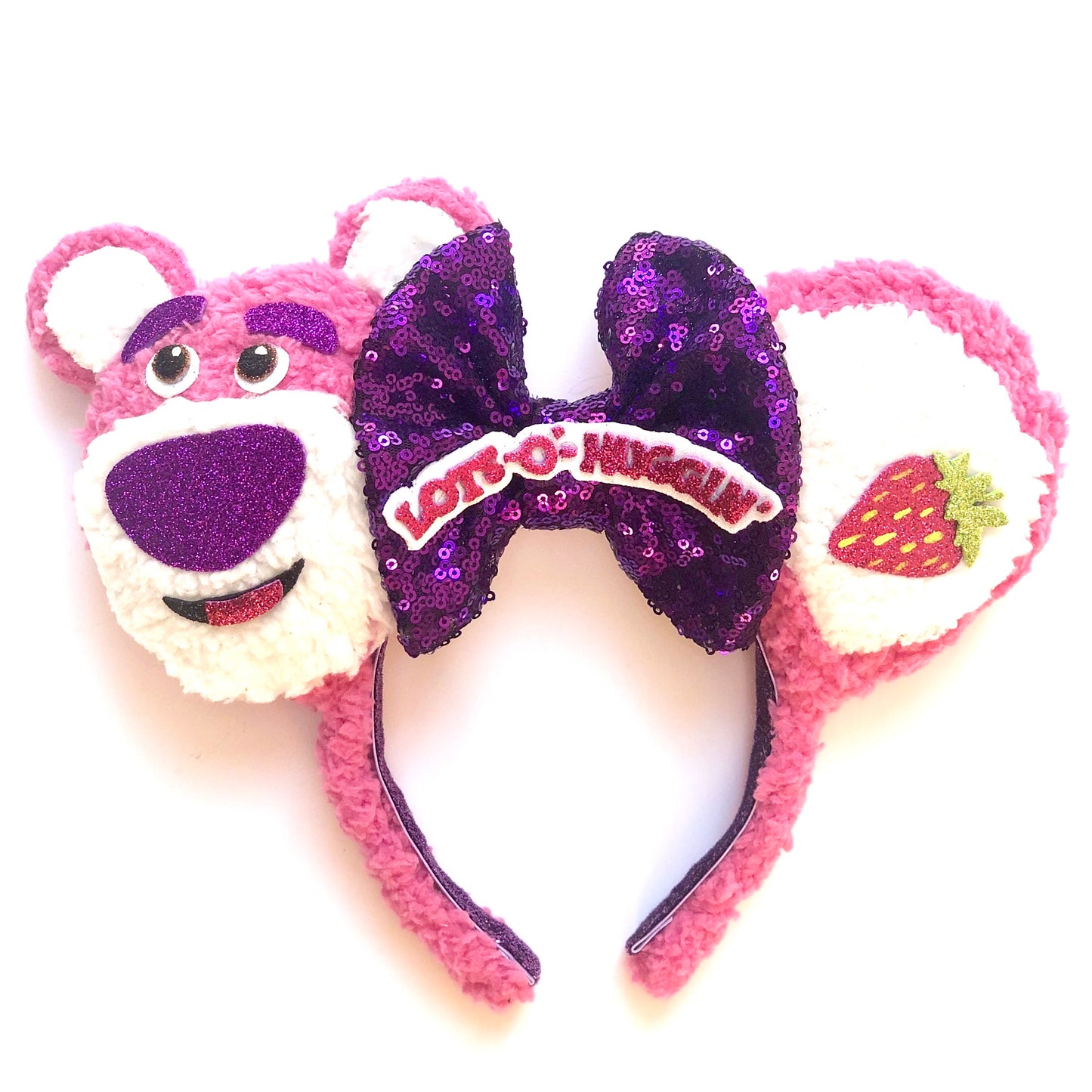 Strawberry Teddy Bear MB Mouse Ears
